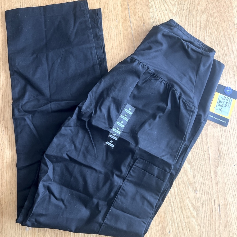 Wonderwink Maternity Scrub Pants, Size M